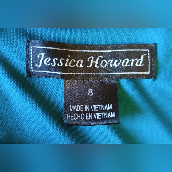 Jessica Howard- Teal Cocktail Dress | Size 8 - Picture 3 of 4
